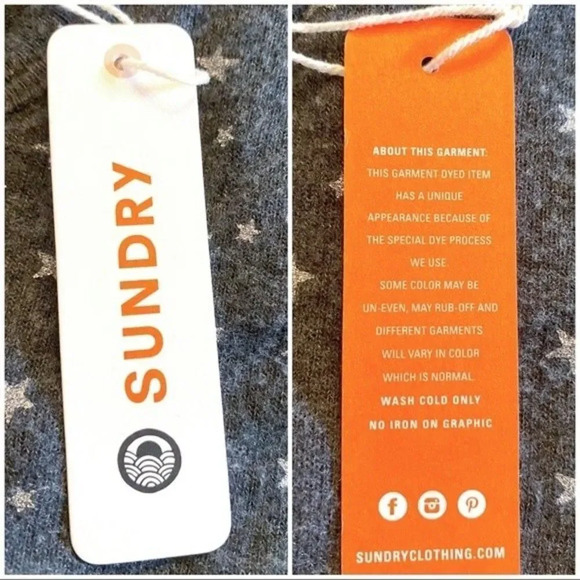 Sundry NWT Gray Sparkle Pullover Sweater Size 1 (Small) Draped Back Detail New - Picture 11 of 14